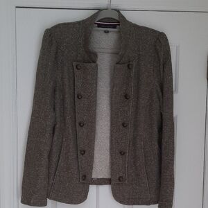 Tommy Hilfiger Women's Green Blazer/Sweater